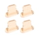 thumbnail image 1 of Methold 4Pcs Mobile Phone Stopper Dust Proof USB Protection Anti-dust Cap Micro Charging Port Replacement for 13/Mini/Pro/Pro Max Cables de audio/vídeo Oro, 1 of 4