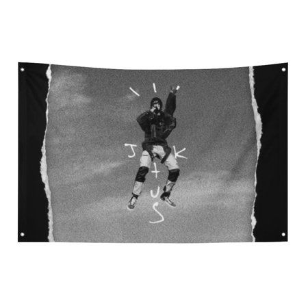 Travis Scott Flag banners Men Cave wall Flags College dorm decorations tailgate party gifts 24x35 in