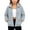 Gray, variant on Girls Fleece Jacket with Pockets Full Zip Casual Warm Turtleneck Kids Winter Hoodless Jackets Red 6