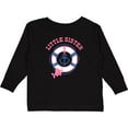 thumbnail image 3 of Inktastic Nautical Little Sister Girls Long Sleeve Toddler T-Shirt, 3 of 5
