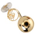 thumbnail image 1 of Mini trompa mini instrumento musical exquisito chapado en oro para oficina ANGGREK Otros, 1 of 8