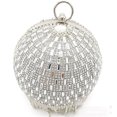 thumbnail image 4 of Party Handbag Fashion Tassel Round Ball Shape Clutch Bag Top Handle Bag, 4 of 7