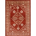 thumbnail image 1 of Ahgly Company Indoor Rectangle Mid-Century Modern Red Oriental Area Rugs, 4' x 6', 1 of 6
