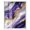 White Frame, variant on Gemstone Labyrinth I Shadowbox Print Amethyst Wall Art by Art Remedy, Black Frame, 30 x 36