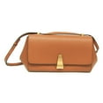 thumbnail image 1 of Pre-Owned Bottega Veneta Palmerath ANGLE 576143 Women's Leather Shoulder Bag Camel (Good), 1 of 13