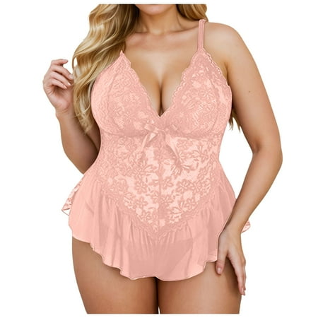 Women s Nightgown Lingerie Dress Pink Dresses For Women Sexy Lace Chemise Sleepwear Chemise Nightgowns For Women