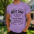 thumbnail image 2 of CONZONE Mens Fathers Day Tshirts Short Sleeve T-Shirts for Men Crew Neck Letter Graphic Casual Summer Tee Tops, 2 of 4