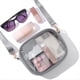 thumbnail image 4 of Bolso Transparente para Eventos en Estadio, Bolso Bandolera Transparente, Bolso Transparente para Conciertos Festivales Deportes Gris, 4 of 5