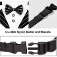 thumbnail image 4 of Apuakthei 2 piezas de esmoquin formal para perro, collar de bandana para boda, collar de perro con pajarita, collar de pajarita ajustable para perro, 4 of 6
