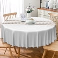 thumbnail image 6 of Tchckioa Minimalist Tablecloth for Kitchen Dining,Waterproof Stain Proof Table Cloth Cover,70 Inch Round, 6 of 6