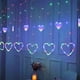 thumbnail image 3 of lámpara led cadena amor cortina lámpara día de san valentín boda pa, 3 of 5