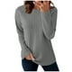 thumbnail image 3 of Sudadera,Blusa informal de manga larga con cuello redondo para mujer, de poliéster, con estampado suave para uso diario, sopatenor, 3 of 9
