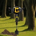 thumbnail image 2 of Heavy Duty 52cc 2-Stroke Gas Powered Post Hole Digger – 1250W Portable Tree Digger with 1500BPM Impact Energy – Manual Start Earth Auger for Planting, Fence Post Installation, Landscaping, 2 of 14