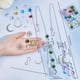 thumbnail image 3 of 1 caja de 4 juegos de atrapasueños para bricolaje, atrapasueños de estrellas y luna, atrapasueños colgantes de cristal, atrapasueños de prisma colgante, atrapasueños de arcoíris para adultos,, 3 of 7