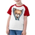 thumbnail image 4 of RXIRUCGD 2025 Vêtements d'Été pour Enfants Tout-Petits Garçons Filles Mode Mignon Col Rond Imprimé Manches Courtes Haut, 4 of 7