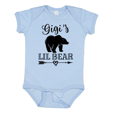 

Inktastic Gigi Lil Bear Grandson Gift Baby Boy Bodysuit