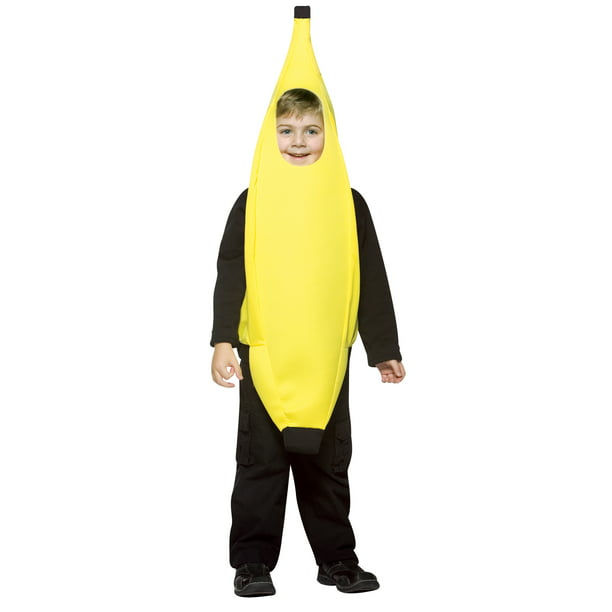 Banana Child Party Costume Size 4 6x Com - Diy Baby Banana Costume