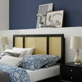 thumbnail image 2 of Headboard, King Size, Wood, Black, Modern Contemporary Urban Design, Bedroom Master Guest Suite, 2 of 9