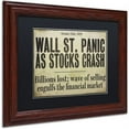 thumbnail image 2 of Trademark Fine Art "Wallstreet" Canvas Art by Color Bakery Black Matte, Wood Frame, 2 of 4
