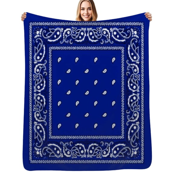 Crip Flannel Blanket Warm Soft Bedding Throws Winter Camping Chair Sofa Bed