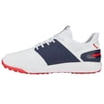 thumbnail image 3 of NEW Puma Men's Ignite Elevate Spikeless Golf Shoes White/Silver/Navy Size 9W, 3 of 5