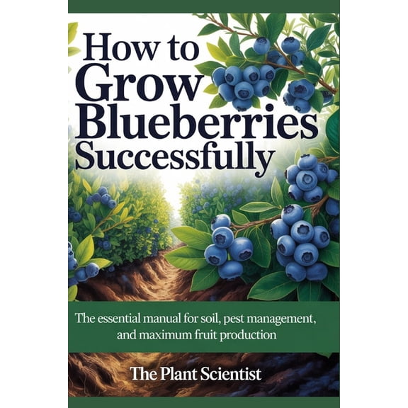 How to Grow Blueberries Successfully: The Essential Manual for Soil, Pest Management, and Maximum Fruit Production, (Paperback)