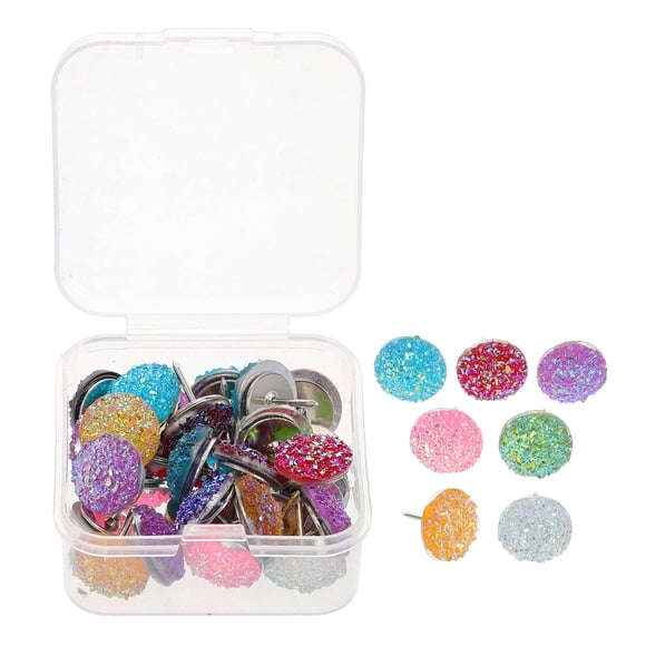 UPOUART 30Ud Chinches Creativas Para Tablero Multicolor Fácil De Usar Y Decorar Espacios