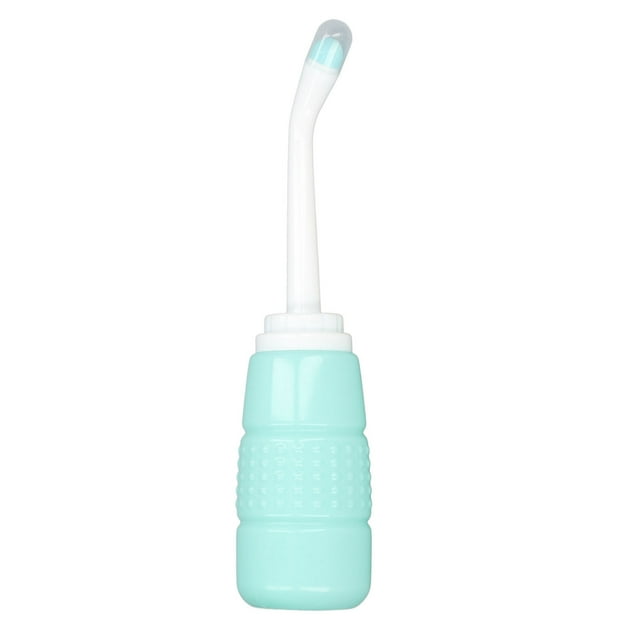 Handheld Bidet Bottle, Angled Nozzle Fast Rebound 350ml Capacity Personal Bidet Sprayer For Travel