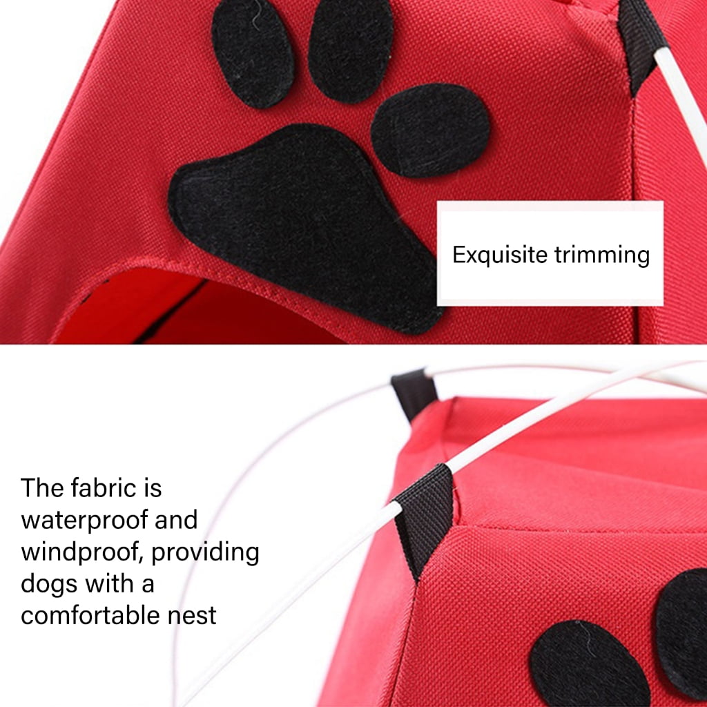 AOOOWER Lovely Print Cats House Tent for Small Dog Cats Cooling Tent Shelter House Pet Accessory Resting Tent for Indoor Outdoor