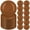 Brown, variant on MEASUN 24 Pack Plastic Reusable Dinner Charger Plates, 13'' Round Beaded Chargers Plates Vintage Table Decoration for Elegant Dining - Ideal for Weddings And Formal Events24, Dinner Plates Set
