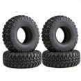 thumbnail image 2 of 8PCS 105MM 1.9 Rubber Tires Wheel Tyres for 1/10 RC Crawler Car Traxxas TRX4 RC4WD D90 Axial SCX10 II III Redcat MST, 2 of 5