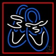 thumbnail image 1 of Shoe Pair With Border LED Neon Sign 16 x 16 - inches, Black Square Cut Acrylic Backing, with Dimmer - Bright and Premium built indoor LED Neon Sign for store interior Décor, Storefront., 1 of 7