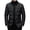 Black, variant on Men Cotton Suit Coat High Collar Suit Collar Long Sleeve Buttons Zipper Placket Suit Jacket Fake Two Pieces Quilted Outerwear