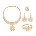 thumbnail image 2 of Conjunto de joyería de moda para damas, 5 piezas, accesorios, joyas de oro, 5 piezas, 2 of 5