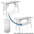thumbnail image 6 of GRIDMANN 48 x 24 Inch Stainless Steel Folding Table, NSF Certified, 6 of 7