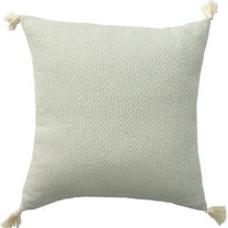 Ox Bay Sasha 18" x 18" Gray Chevron Stripe Turkish Cotton Adult Decorative Throw Pillow