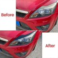 thumbnail image 2 of For Focus MK2.5 2008-2011 Carbon Fiber Front Plated Headlight Cover Head Light Lamp Eyelid Eyebrow, 2 of 5