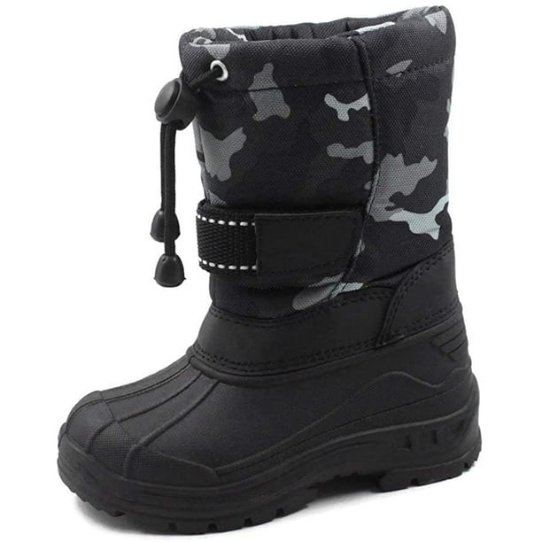 SkaDoo - Skadoo Kids Gray Camo Snow Boots Toddler/ Little Kid/ Big Kid