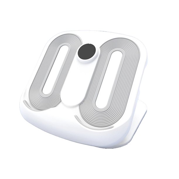 Tabla de estiramiento de pantorrillas con temporizador, ideal para gimnasio en casa, estiramiento de piernas y superficie antideslizante. Blanco