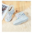 thumbnail image 4 of Girls Boys Warm Cotton Shoes Fully Plush Lined Pull-On Waterproof Baby Boot For Winter, 4 of 5