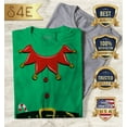 thumbnail image 2 of S4E Women's Elf Christmas Holiday Costume T-Shirt Medium Irish Green, 2 of 4