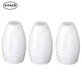 thumbnail image 5 of 7.64 in. Milk Shiny Fish Scale Pattern Pendant Light Shade 3 Pack, 5 of 6