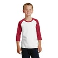 thumbnail image 1 of 50/50 Cotton/Poly 3/4Sleeve Raglan TShirt, 1 of 1
