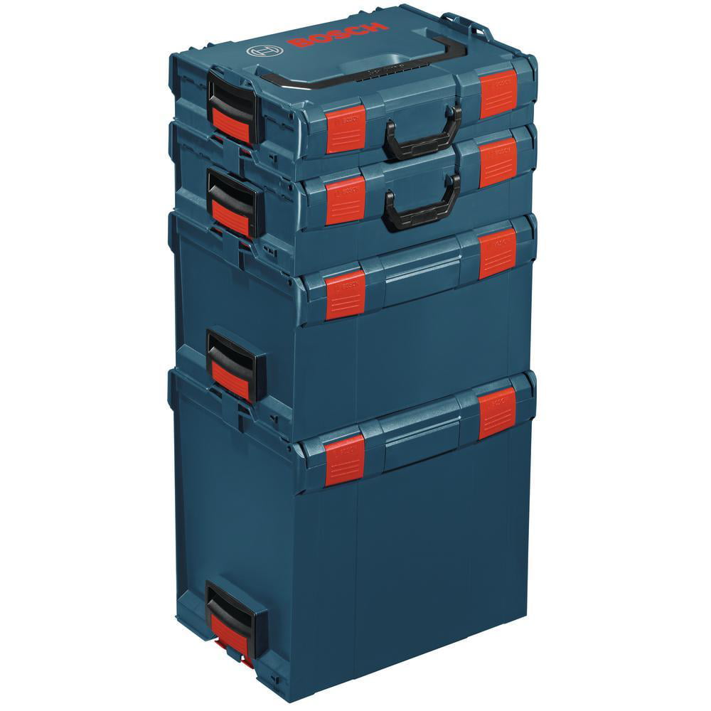 Blue for sale online Bosch L-BOXX-3 10 Stackable Tool Storage Case 