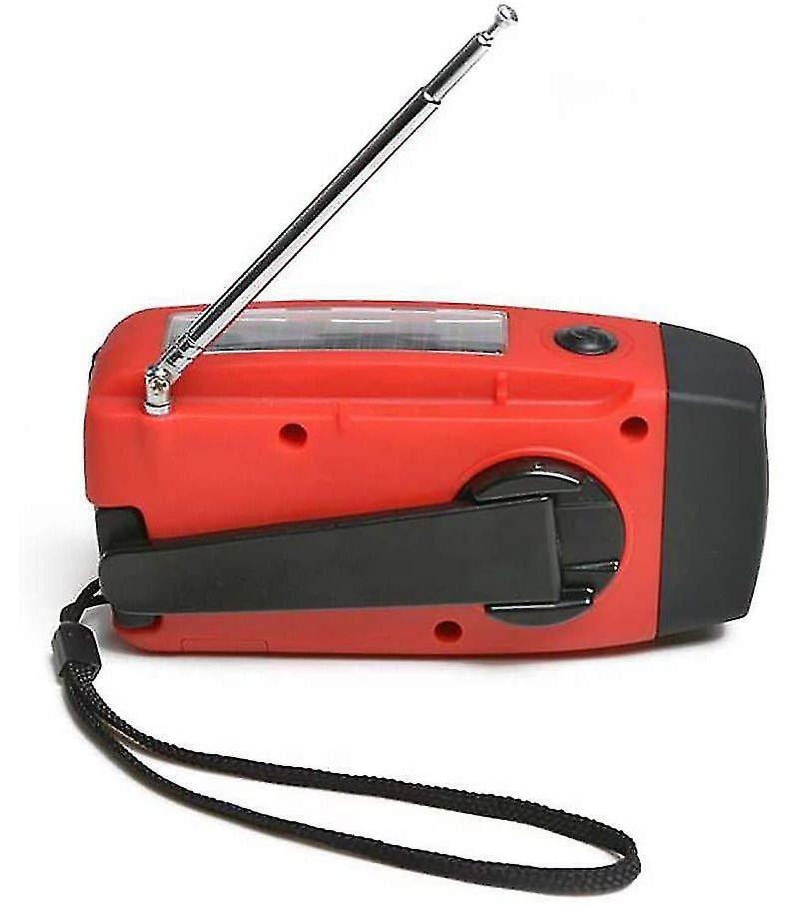 Wind Up Radio, Emergency Radio Solar Portable 1000Mah Powerflashlight