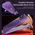 thumbnail image 5 of Funda magnética con marco de Metal para Iphone, carcasa de aluminio para Iphone 13, 12, 14, 15 Pro Max Plus, Panel trasero de PC, Magsafe, 5 of 5