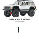 thumbnail image 4 of Brazo de Bocina Servo Tholdsy de Aleación de Aluminio 1/8 1/10 para Axial WPL TRX4 TRX6 SCX10 Capra RC, 4 of 6