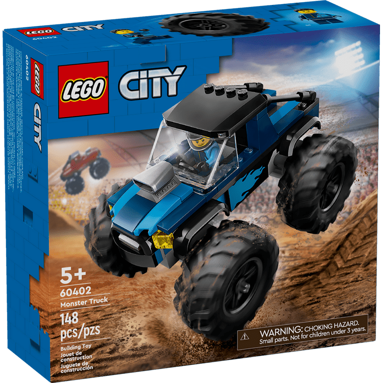 LEGO® City Blue Monster Truck Off-Road Toy 60402