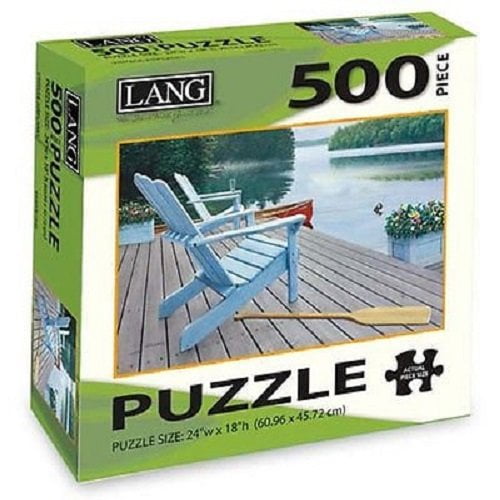 Puzzle Lang Lakeside Retreat par David Ward (500 pièces)
