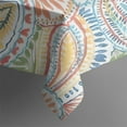 thumbnail image 3 of Multicolor Paisley Pattern Rectangle Tablecloth 60"x102",Waterproof Polyester Rectangle Table Cloth, Wipeable Spillproof Polyester Tablecloth for Dining, Camping, Indoor and Outdoor, 3 of 6